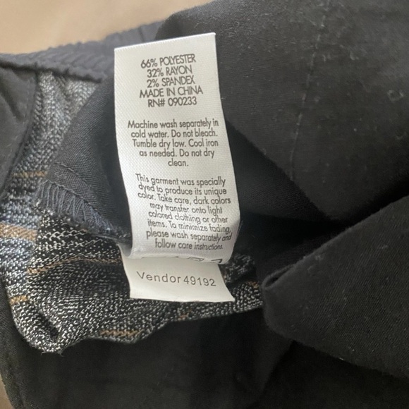 Pacsun Women Slim Stretch Cropped Ankle Cargo Pants Size Medium Gray Plaid - Picture 9 of 9